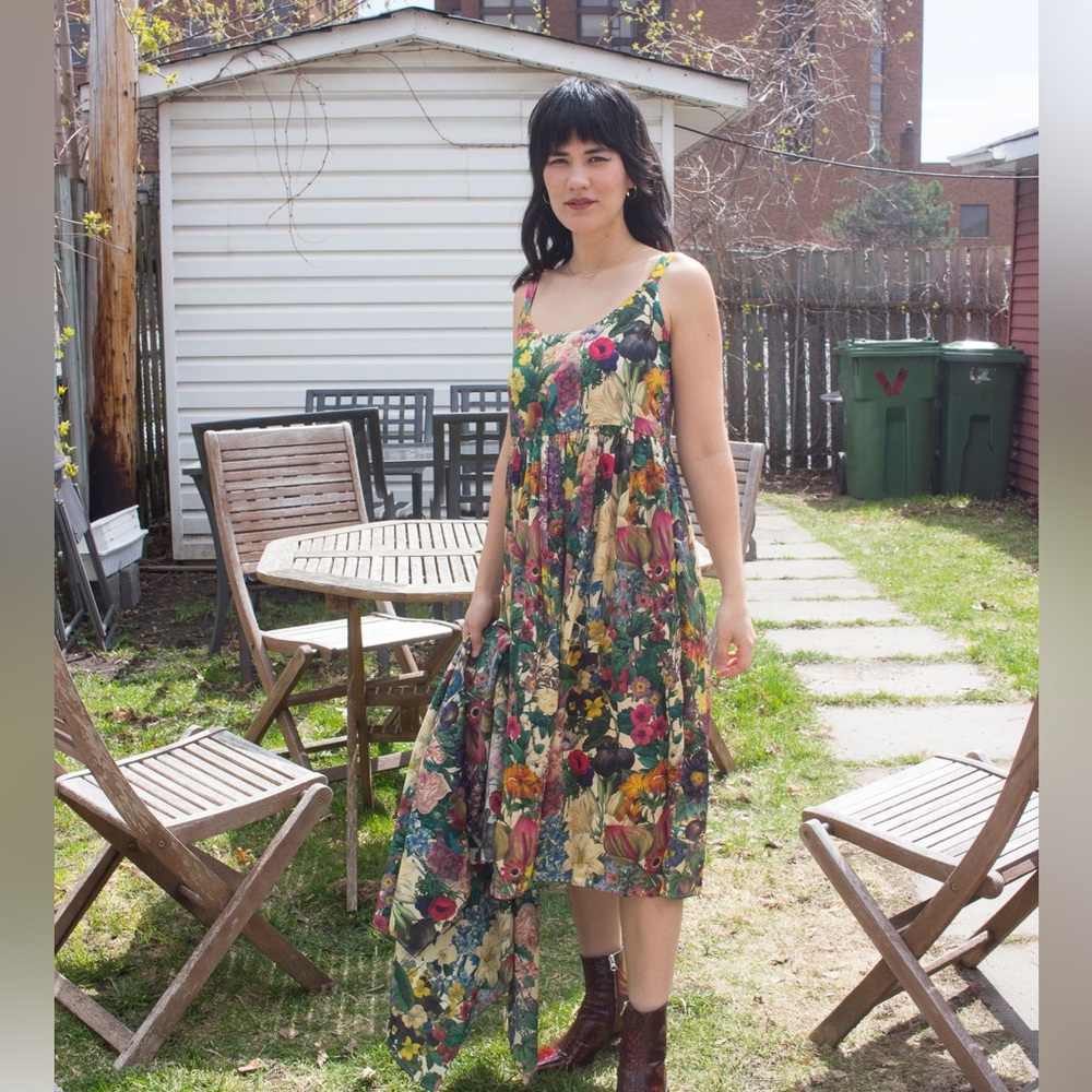 samantha pleet myth dress floral print